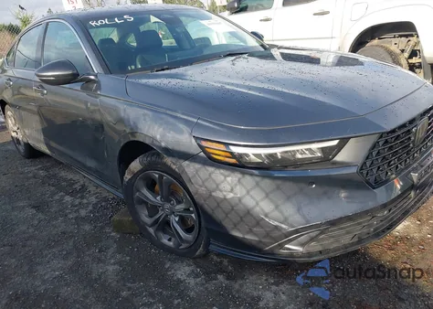 2023 Honda Accord Hybrid Ex-L from USA, damaged, VIN 1HGCY2F65PA017007